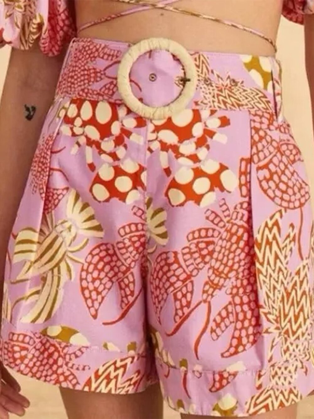 FARM Rio Set - Floral Mixed Lobsters Pink XS - Picture 6 of 15